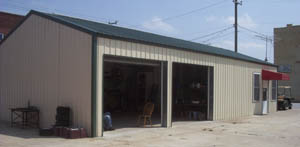 Small commercial garage in Gafney, South Carolina
